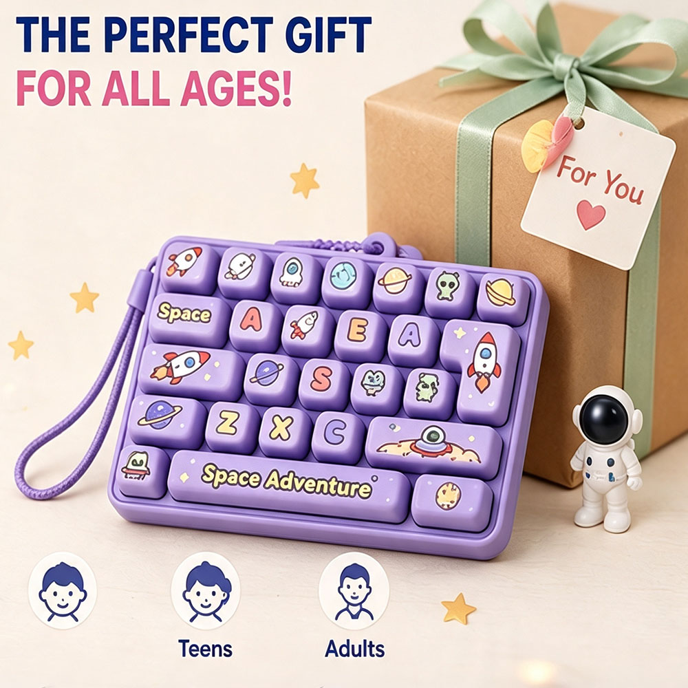 Gaming Keyboard Nearby - Chaveiro de Teclado Mecânico com 26