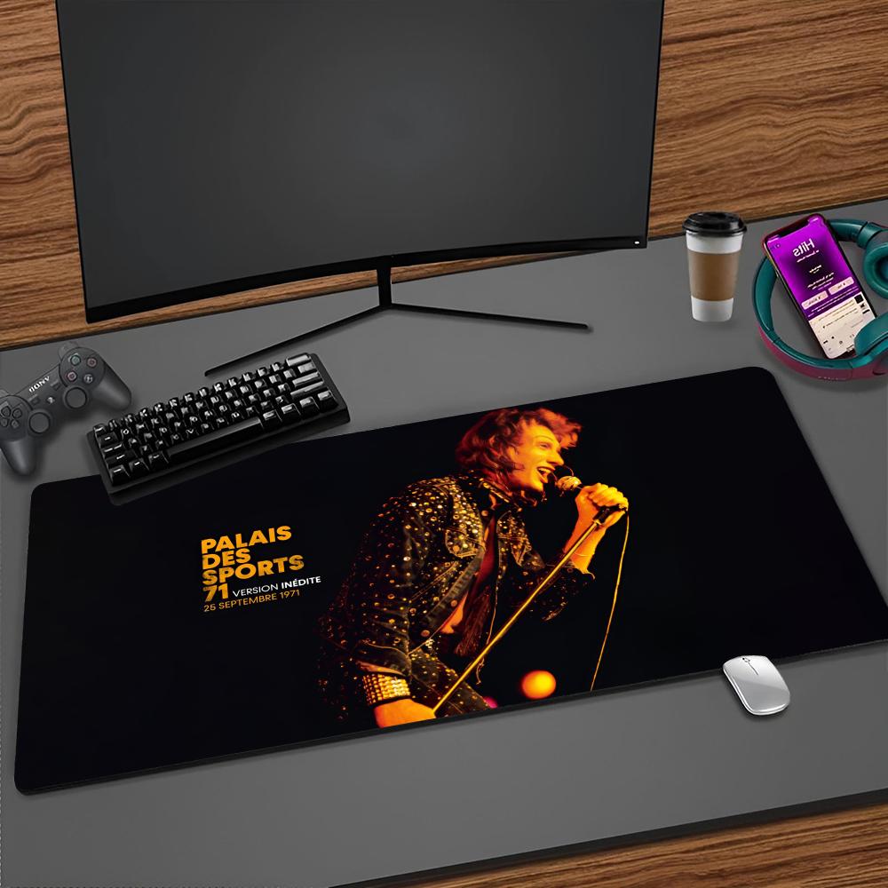 Gaming Keyboard High Ground - Mouse Pad Johnny Hallyday Cartoon Lockedge