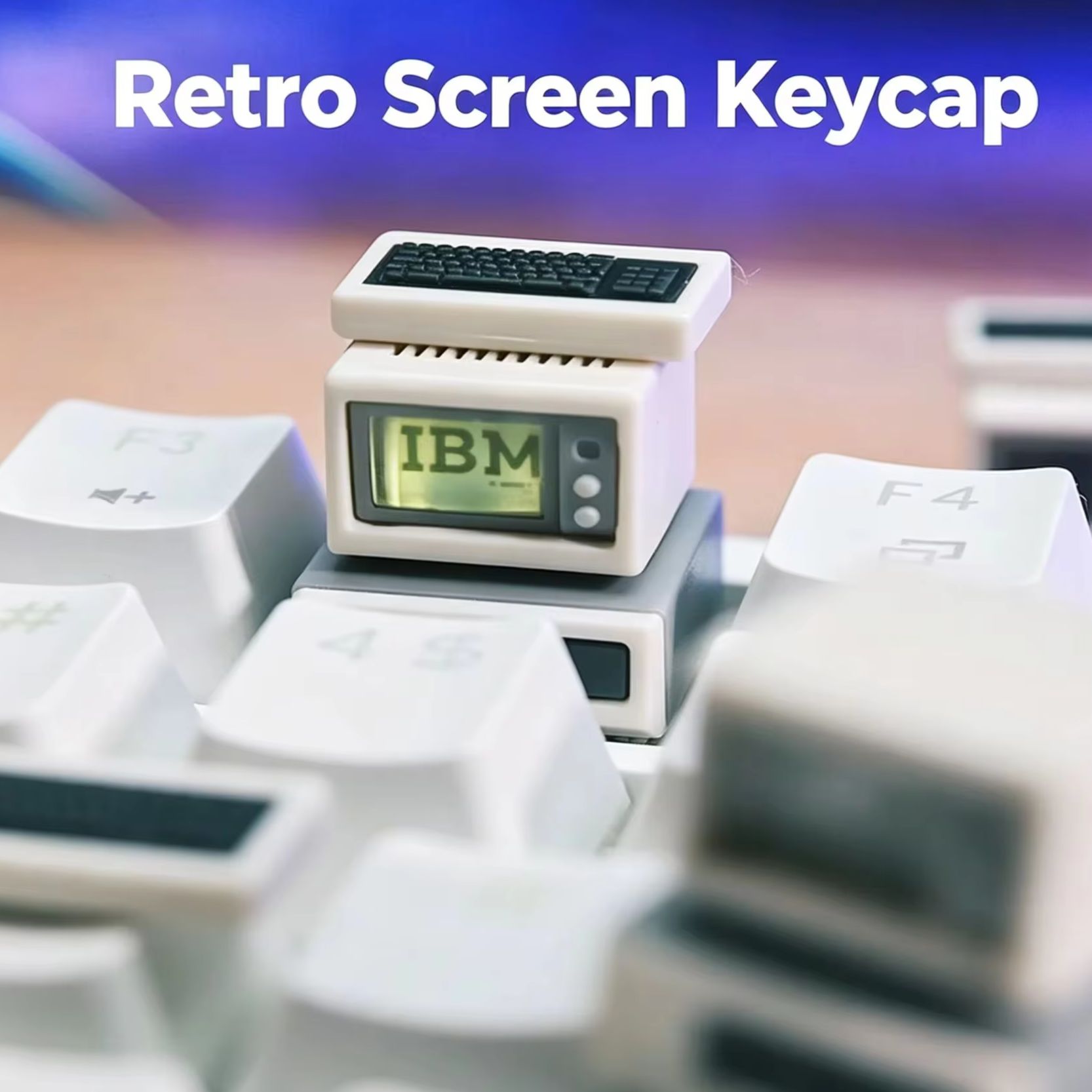Gaming Keyboard Nearby - Tecla de Computador Retro Retroiluminada, Componente
