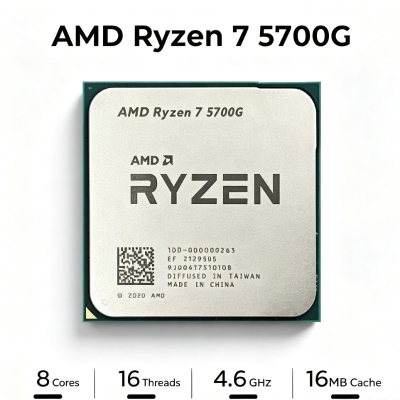 Processador AMD Ryzen 7 5700G  - Amd Cpu Ryzen 7 avaliação e preço