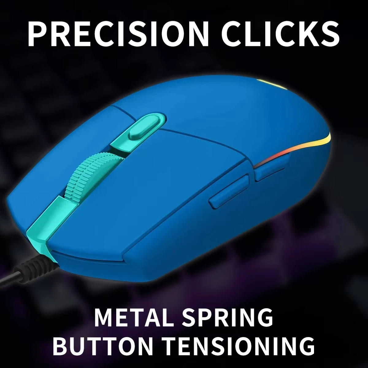 Rato de jogos com fio Logitech - Gaming Keyboard Nearby avaliação e preço